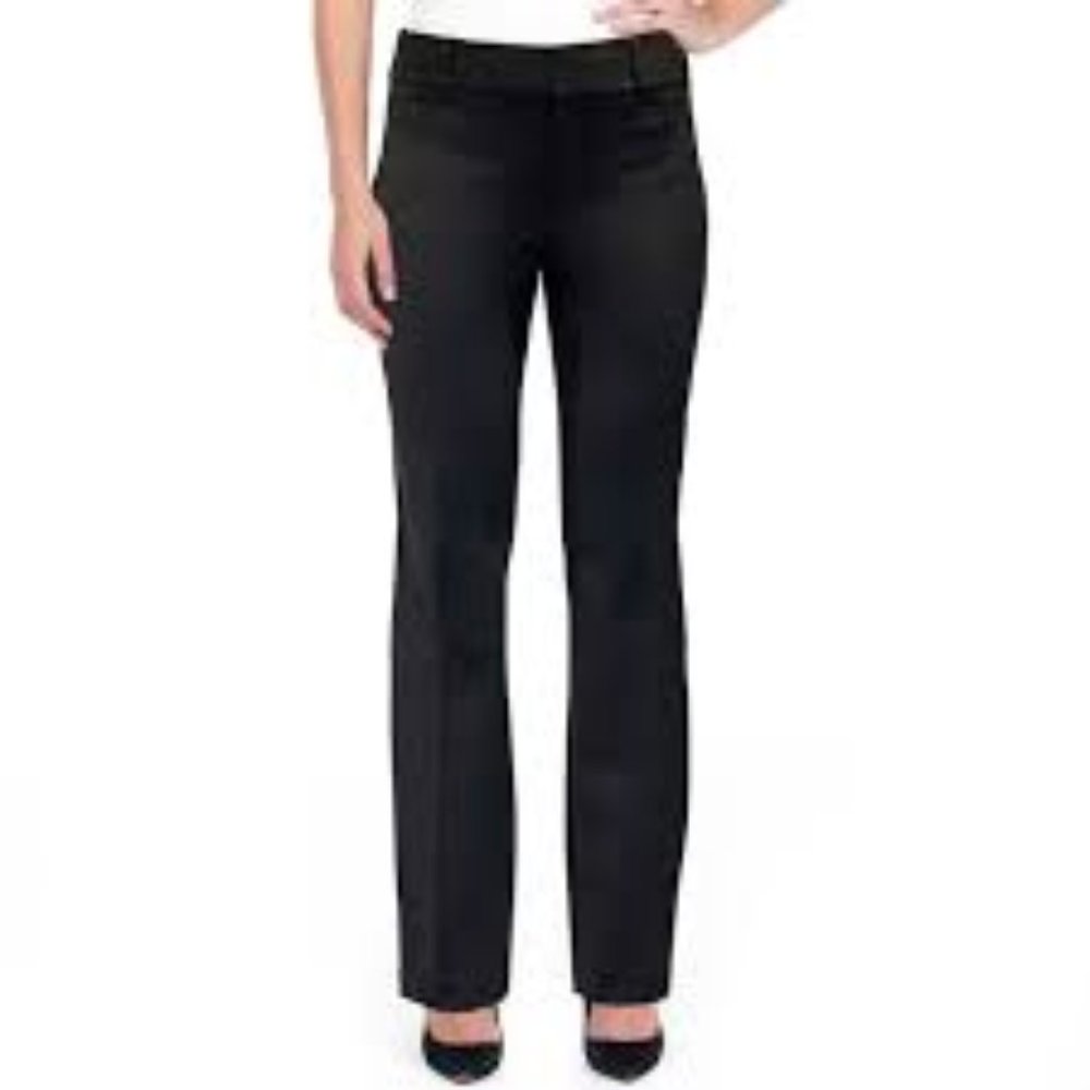 Daisy Fuentes Straight Leg Dress Pant | Onyx